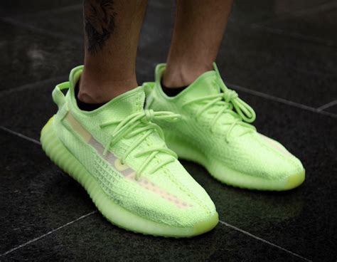 lime green yeezys